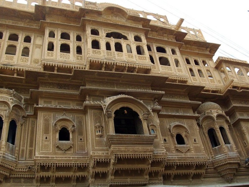 Fantastisk arkitektur i Indien