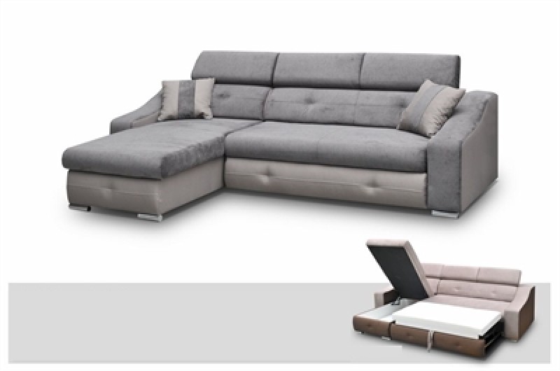 Sovesofa med chaiselong der får gæsterne til at blive ved med at komme på besøg